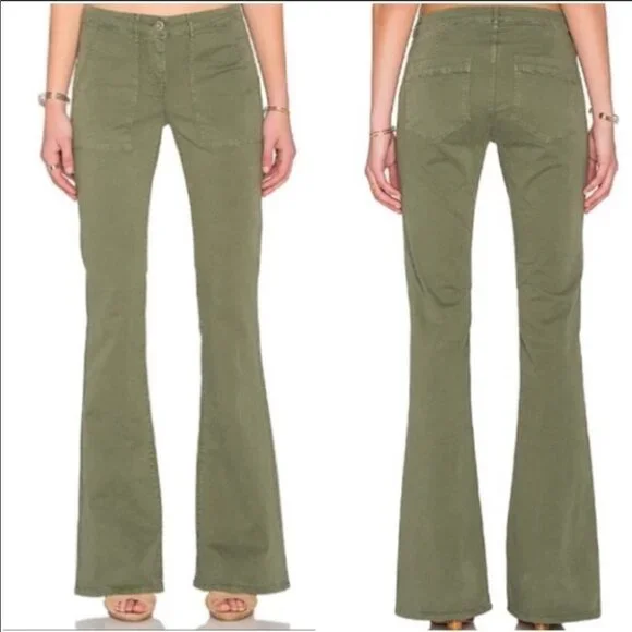 Revolve 3x1 Military Flare Pants in Achilles Size 24 - Picture 15 of 15